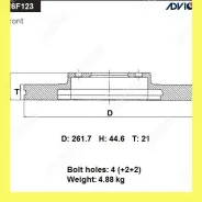 ���� ��������� ���. Advics C6F123B C6F123B ����