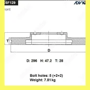 ���� ��������� ���. Advics C6F129B C6F129B ����