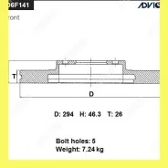 ���� ��������� ���. Advics D6F141B D6F141B ����