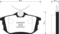 ������� �������� ������! Volvo S40 all 95-04 SP1531 Sangsin Brake SP1531 SP1531 ����