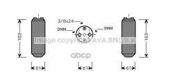 �������-��������� ����. ��� �/� Mitsubishi L200 (06-) 7812A095 Ava ���. DND037 DND037 ����