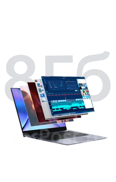 Honor MagicBook X 14. 14", 4,2����, ��� 8 ��, ���� 512���, WiFi: 1, Bluetooth: 1, ����������� �� 8��. ����