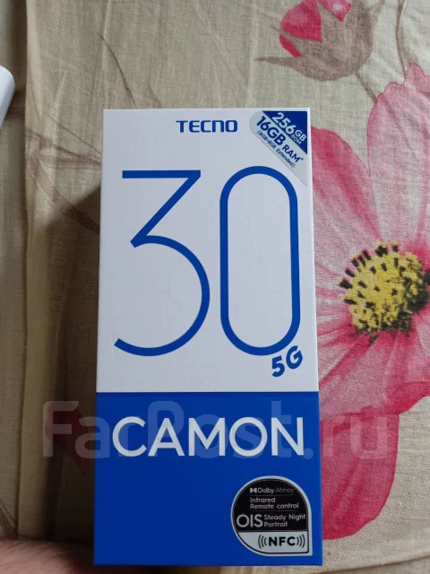 Tecno Camon 30 5G. �/�, 256 ��, ������, 3G, 4G LTE, 5G, Dual-SIM, NFC ����