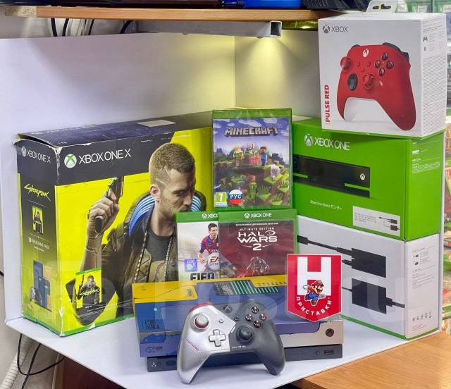 Xbox One X 1 TB + игры! + кинект Приставкин/Центр, б/у, в наличии. Цена ...