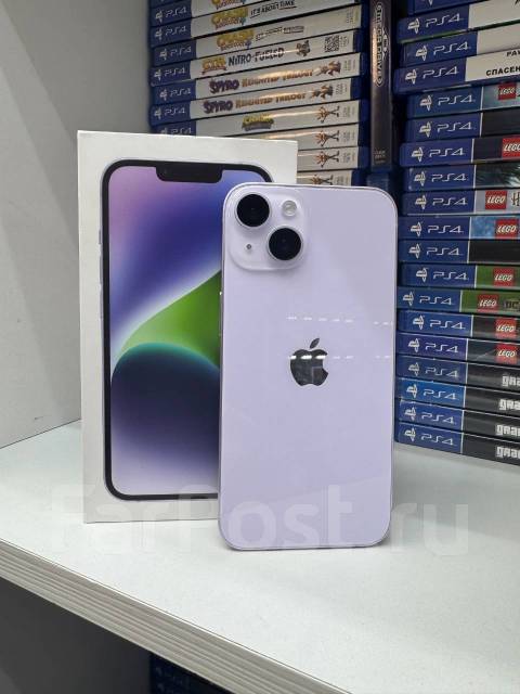 Продажа/обмен айфона 14 на 128GB Purple АКБ 100% новый, Apple iPhone 14 ...