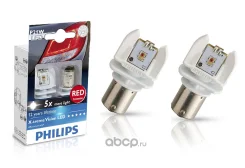 ����� LED P21W Philips 12V24V 1.9W X-Streme Vision ������� [ BA15s ] �������� 2�� � ���� ������ Philips 12898RX2 12898RX2 ����