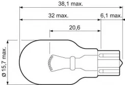 ����� W16W Valeo 12V 16W ������ [ W2.1*9.5d ] Essential [ ������������ ] Valeo 032215 032215 ����