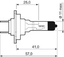 ����� H7 12V 55W Valeo Essential [ PX26d ] Valeo 032009 032009 ����