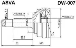 ���� �������, Made in Japan DW Aveo 06- DW007 DW007 ����
