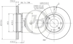 ���� ��������� �������� DF6040 (241x19) 4 ��� HY Getz (TB) 02-09 ��� ABS JBD0016 JBD0016 ����