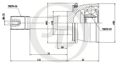 ���� ������� SU011 SZ Escudo [2.0] 94-97 JCT0040 JCT0040 ����