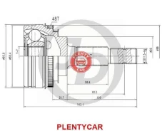 ���� ������� ABS TO05A48 TO Curren, Celica, Exiv, ED 3SGE 93-99 JCT0043A JCT0043A ����
