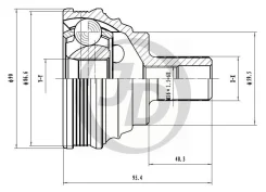 ���� ������� 151462 AU A3 (8P1) / A3 Sportback (8PA) 1.6 (75 kW) 05.03 JCT0096 JCT0096 ����