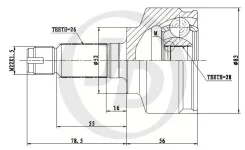 ���� ������� HO059 HO JAZZ (GD) 1.2 (57 kW) 03.02 - JCT0122 JCT0122 ����