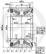 ��������� �������� ������� (� ABS) HO Civic VIII (FK1) 06- JEW0099 JEW0099 ����