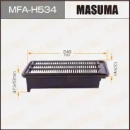 ������ ��������� A-8013V, MFA-H534 Masuma, �� 172205AAA00 ����