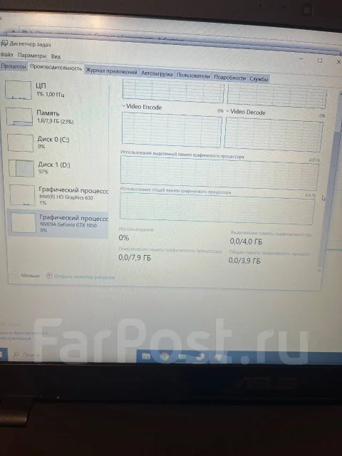 Asus FX553VD. 15.6", 2,8����, ��� 8 ��, ���� 1 000���, WiFi: 1, Bluetooth: 1, ����������� �� 5��. ����