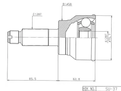 ���� �������, Made in Japan SZ SX4 06- SU037 SU037 ����