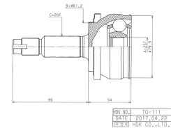 ���� �������, Made in Japan TO Corolla (E150) TO111 TO111 ����