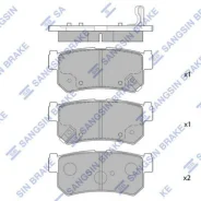 ������� ��������� �������� ������ Musso(Mando), Rexton R (Severe DUTY) SP1151SD Sangsin Brake SP1151SD SP1151SD ����
