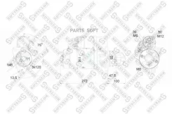 ������� 24V 6.2kW z=11 75������ MB Actros 04.96 Stellox 8802030SX 8802030SX ����