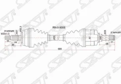 ������ � ����� Renault Duster 10-21 / Kaptur 16-20 (�������/ �����) SAT RN59006, ����� �������� RN59006 ����