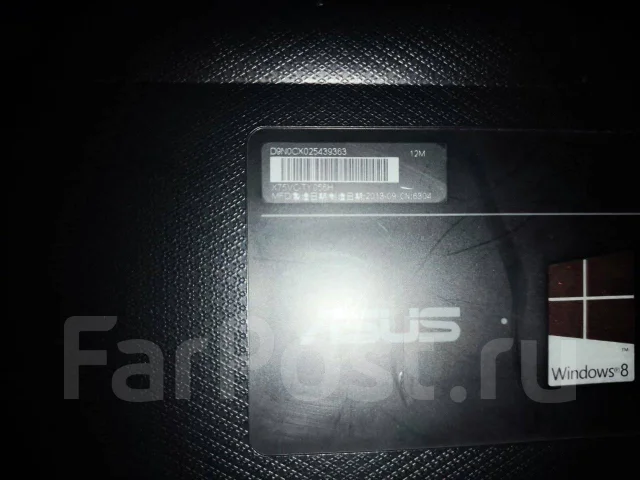 Asus X. 2,6����, ��� 6 ��, ���� 750���, WiFi: 1, Bluetooth: 1, ����������� �� 1��. ����