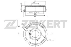 ������� ����. ����. MB A-Class (W168) 97- BS6114 ����