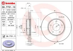 ���� �� ��) ���� ����. �����. Fr 09773111 Brembo Brembo 09773111, ������ �������� 09773111 ����