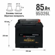 President. 85��.�., D26, 650��., ��������, ������������ ����� ����