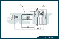 ���� ������� JETT V41-9222 (19 ������) JETT V41-9222 V419222 ����