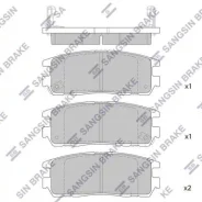 ������� ��������� �������� Sangsin Brake SP2089 SP2089 ����