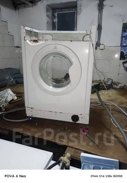 Стиральные машины на запчасти Indesit, вертикальная загрузка, 6,0 кг, б ...