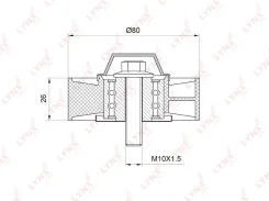����� �������� ���������� ����� LYNXauto PB7007 PB7007 ����
