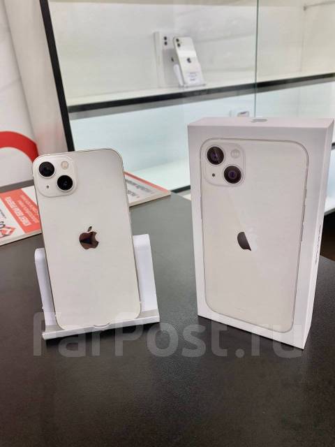 IPhone 13 Starlight, 128 ГБ, 6.10", моноблок, белый, 4G LTE, NFC, б/у ...