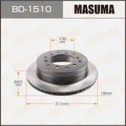 ���� ��������� Masuma, rear Toyota LAND Cruiser / KDJ90L BD-1510 42431-0K280 ����