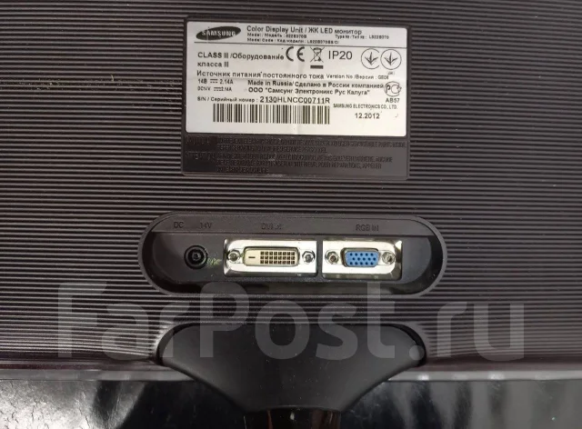 Samsung. 22", ���������� �� (LCD, LED, QLED) ����