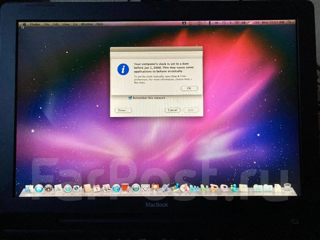 Apple MacBook. 13", 2����, ��� 2048 ��, ���� 500���, WiFi: 1, Bluetooth: 1, ����������� �� 4��. ����