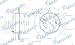 ���� ��������� ������ ��� 307*20*71 Ssangyong MBC030292 ����