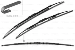 ���������������� Twin Spoiler 530mm/480mm ���/�� AUDI A3 1.6/1.8-Quattro 08/00-, VW Bora/Golf IV/Lupo/Polo 98-02, Skoda Fabia 01- 3397001584 ����