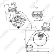 ����� ������� ���������� /GMB ��� BMW X5 X6; GEW-BM003; 64119197085 702078390 5W9004 GMB Gewbm003 GEWBM003 ����