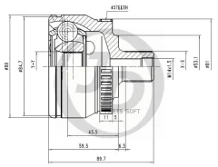 ���� ������� ABS VW001A45 JUST Drive JCT0081A JCT0081A ����