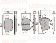 ������� /7H0698151BUBS ������� ����. �����. Volkswagen Transporter V/Multivan V 03-/ (NIBK. PN0353W) (TRW. GDB1555) BP1102045 UBS BP1102045 BP1102045...