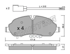 ������. ������. ������� Ford Transit 2014- F Trusting ���. 10560 �-� 10560 ����