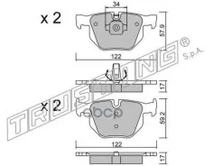 ������. ������. ������� BMW X5 2007-, X6 2008- R Trusting ���. 6604 �-� 6604 ����