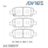 �������� ��������� ������� Advics ������ (R) Nissan Murano Z50 (03-08), Presage U31 (03-09), Skyline V35 (01-06), Stagea M35 (01-07), Teana J31 (03-08...