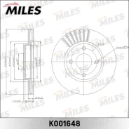 ���� ��������� �������� D280��. ������������� Nissan Tiida 07- (TRW DF6142) K001648 ���� �� 2 ����� ����� ����� K001648 ����