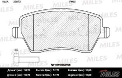 ������� ��������� �������� (��� ������� + �����) (����� Semi-Metalli�) Nissan Micra 03/Renault CLIO 05�������� (TRW GDB3332) E100108 ����� ����� E1001...