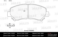 ������� ��������� �������� (����� Ceramic ����� PRO) Nissan Qashqai 1.6/2.0 07-/X-Trail 07- (TRW GDB3467) E500052 ����� ����� E500052 ����