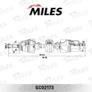 ������ � ����� ������ Renault Logan I/Sandero 1.2-1.6 04- � ABS (GKN 304509) GC02173 ����� ����� GC02173 ����